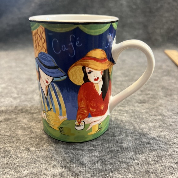 CAFE PARIS 4914 by Sango Women In Cafe Coffee Tea Mug Cup - Picture 3 of 8